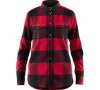 Fjällräven Canada Shirt à Manches Longues Femme, Red, FR : L (Taille Fabricant : L)