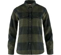 Fjällräven - Canada Shirt - Chemise femme Deep Forest / Dark Grey - XS