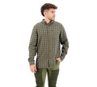Fjällräven - Övik Flannel Shirt - Chemise - XXL - laurel green / indigo blue