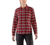 Fjall Raven - Chemise épaisse en coton biologique - Övik Flannel Shirt W Deep Red en Coton - Taille M - Rouge Rouge M