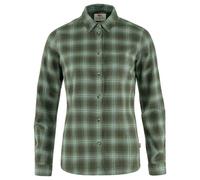 Fjall Raven - Chemise épaisse en coton biologique - Övik Flannel Shirt W Deep Forest Patina Green en Coton - Taille XS - Vert Vert XS