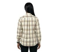 Fjällräven Övik Heavy Flannel Long Sleeve Shirt Beige,Vert M Femme