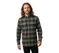 Fjällräven Chemise Singi Heavy Flannel manches longues bleu marine/marron - M