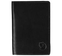 Fjällräven F77363-550 Leather Passport Cover, Black, Taille Unique Unisex