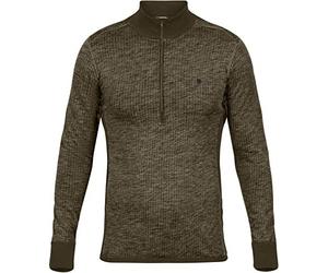Fjällräven F90838-633 Värmland Woolterry Half Zip, Hommes, Dark Olive, XXL