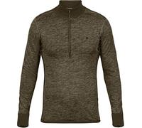 Fjällräven F90838-633 Värmland Woolterry Half Zip, Hommes, Dark Olive, XXXL