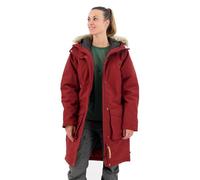 Veste à capuche Fjällräven Nuuk Lite Parka rouge bordeaux femme - M
