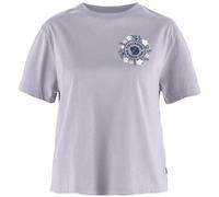 Fjällräven - Fjällblomster Logo T-Shirt - T-shirt femme Lavender Mist - S