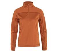 Fjällräven Abisko Lite Half Zip Fleece Orange S Femme