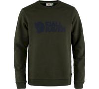 Pull Fjällräven Logo manche longue vert militaire bleu - L