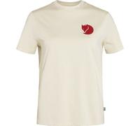 Fjällräven - Fox Boxy Logo Tee W - T-shirt femme Chalk White - XL