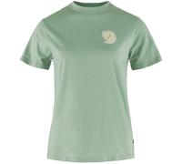 Fjällräven - Women's Fox Boxy Logo Tee - T-shirt - M - misty green