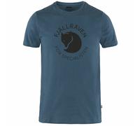 Fjällräven Fox T-Shirt Loisirs Extérieur fuchs Imprimé Bleu Neuf
