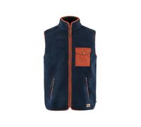 Fjällräven Gilet 'Vardag Pile' bleu / orange, Taille S