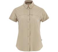 Fjällräven High Coast Lite Short Sleeve Shirt Beige S Femme