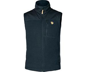 FJÄLLRÄVEN Homme Buck Fleece Gilet, Bleu (Dark Navy), M EU