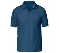 Fjällräven Crowley Pique Shirt Short Sleeve Polo Bleu M Homme