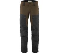Fjällräven - Keb Trousers - Pantalon de trekking - 56 - Short - dark olive / dark grey