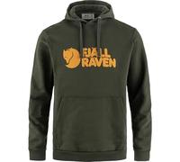 Fjällräven Homme Logo Hoodie, Deep Forest, XL