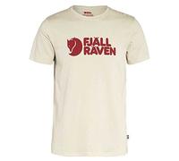 Fjällräven Logo Short Sleeve T-shirt Beige M Homme
