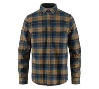 Chemise Fjällräven Singi Heavy Flannel manche longue bleu marine marron - L