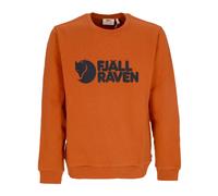 Fjällräven, Homme, Sweatshirts et sweats à capuche, Orange, Taille: M Terracotta Brown Logo Crewneck SweaT-shirt