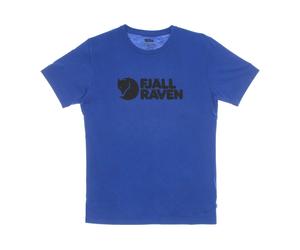 Fjällräven, Homme, Tops, Bleu, Taille: M Alpine Blue Logo T-shirt