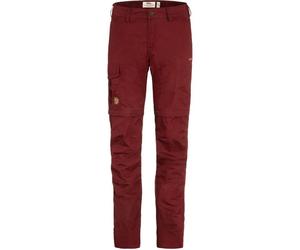 Fjällräven - Karla Pro Zip-off Trousers W - Pantalon randonnée convertible femme Bordeaux Red - EU 36