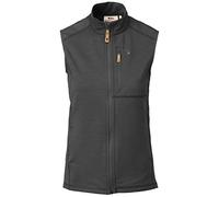 Fjällräven Keb Fleece Vest W Sweat-Shirt Femme, Dark Grey/Black, FR : XXS (Taille Fabricant : XXS)