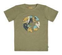 Fjällräven - Kid's Forest Findings T-Shirt - T-shirt - 134 - light olive
