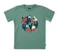 Fjällräven - Kid's Forest Findings T-Shirt - T-shirt - 128 - patina green