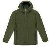 Fjällräven - Kids Keb Fleece Hoodie - Sweatshirt à capuche enfant Deep Forest - Taille de l'enfant 152 cm