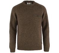 Fjällräven Lada Pull À Col Rond Pour Hommes Pull En Tricot Marron NEUF