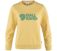 Fjällräven Logo Damen-Sweater Sweat Pull en Laine Jaune Neuf