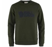Fjällräven Pull Logo Sweater Deep Forest vert militaire bleu - L