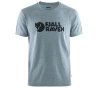 Fjällräven Logo Short Sleeve T-shirt Bleu M Homme