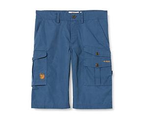 FJÄLLRÄVEN Mixte enfant F82469 Short, Bleu Oncle, 130 EU
