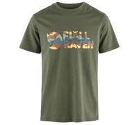 Fjällräven - Multicolor Logo T-Shirt - T-shirt - L - laurel green