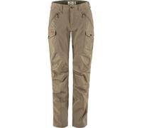 Fjällräven - Women's Nikka Trousers Curved - Pantalon de trekking - 46 - Raw Length - suede brown
