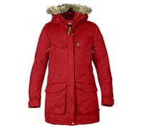 Fjällräven Nuuk Parka pour Femme Large Rouge - Red/Dar Grey