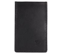 Fjällräven Étui pour cartes de crédit Övik – Cuir 10 cm – Noir