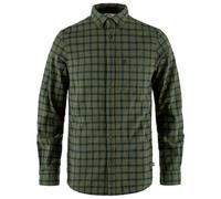 Fjällräven Övik Flannel Shirt - Chemise homme Laurel Green / Indigo Blue XXL