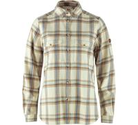 Fjällräven Övik Heavy Flannel Long Sleeve Shirt Beige,Vert S Femme