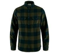 Fjällräven - Övik Heavy Flannel Shirt - Chemise - XXL - deep forest / dark navy