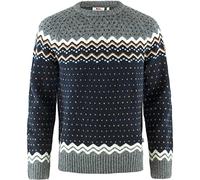 Fjall Raven - Pull en laine - Övik Knit Sweater M Dark Navy pour Homme en Laine - Taille M Navy M