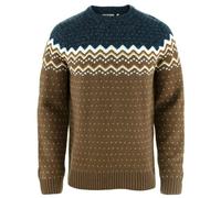 Fjall Raven - Pull en laine - Övik Knit Sweater M Dark Oak Navy pour Homme en Laine - Taille M - Marron Marron M