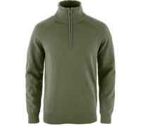 Fjällräven Övik Lite Half Zip Homme pull tricot troyer Laurel Green S