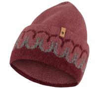 Fjällräven - Övik Path Knit Beanie - Bonnet - One Size - dark garnet / mesa purple