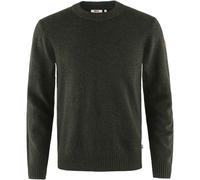 Fjällräven Övik Pull À Col Rond Pour Hommes En Laine Olive Vert