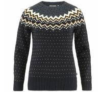 Fjällräven Övik Pull Femmes En Laine Norvégien Bleu NEU